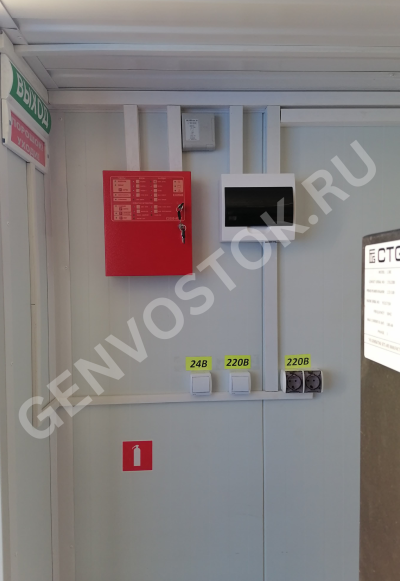 Контейнерная ДЭС 100 кВт с АВР, производство ооо Генераторы Востока г Хабаровск